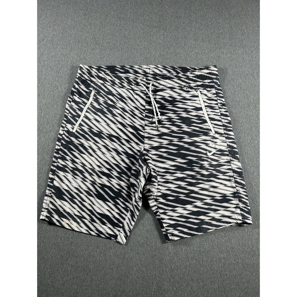 Nike Conversion Allover Printed‎ Shorts Black/ Metallic Silver Large